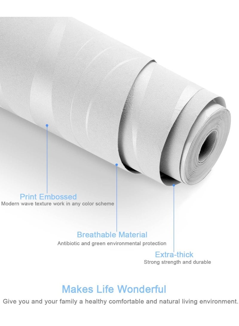 ورق جدران غير منسوج ثلاثي الأبعاد، مناسب لغرفة النوم وغرفة المعيشة والمطبخ والحمام ورق جدران حائط 10x0.53 متر - Image 2