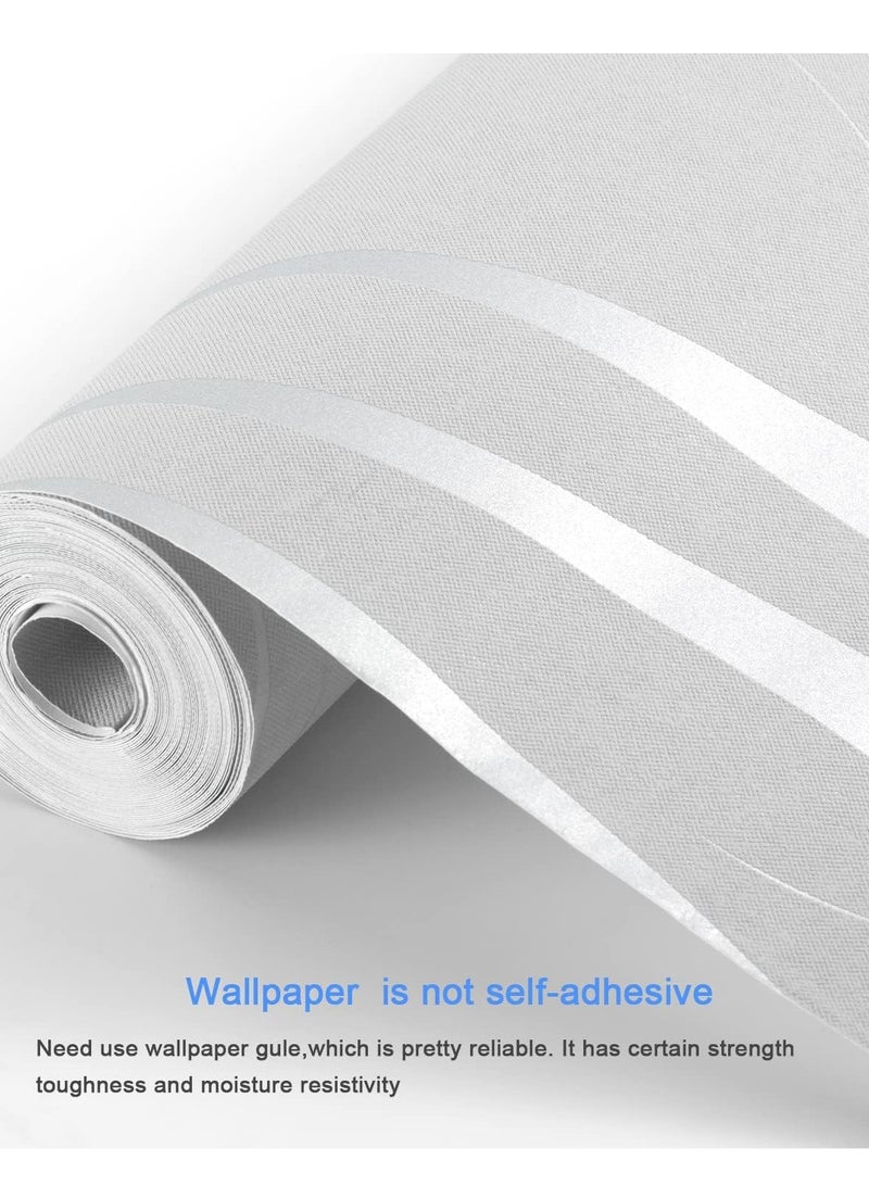ورق جدران غير منسوج ثلاثي الأبعاد، مناسب لغرفة النوم وغرفة المعيشة والمطبخ والحمام ورق جدران حائط 10x0.53 متر - Image 3