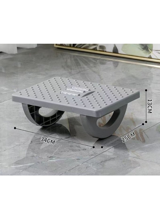 OSALIA Foot Stool Office Footrest with Massage Rollers, Ergonomic Rocking Under Desk Foot Rest for Home & Office – Reduces Fatigue & Swollen Ankles, Improves Circulation, Relieves Tension - Image 2