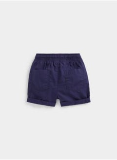 mothercare Navy Poplin Shorts  - Image 1