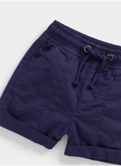 mothercare Navy Poplin Shorts  - Image 2