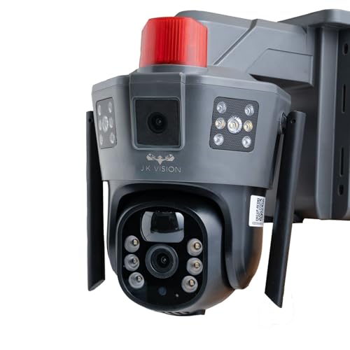 JK Vision 4MP 4G(All sim suppot) 4K HD 10X Zoom Wireless Outdoor Solar Powered Security IP Human Track 4mp Dual Lens CCTV 4g Solar ptz Camera - Image 1