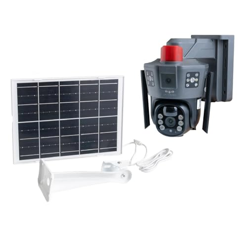 JK Vision 4MP 4G(All sim suppot) 4K HD 10X Zoom Wireless Outdoor Solar Powered Security IP Human Track 4mp Dual Lens CCTV 4g Solar ptz Camera - Image 3