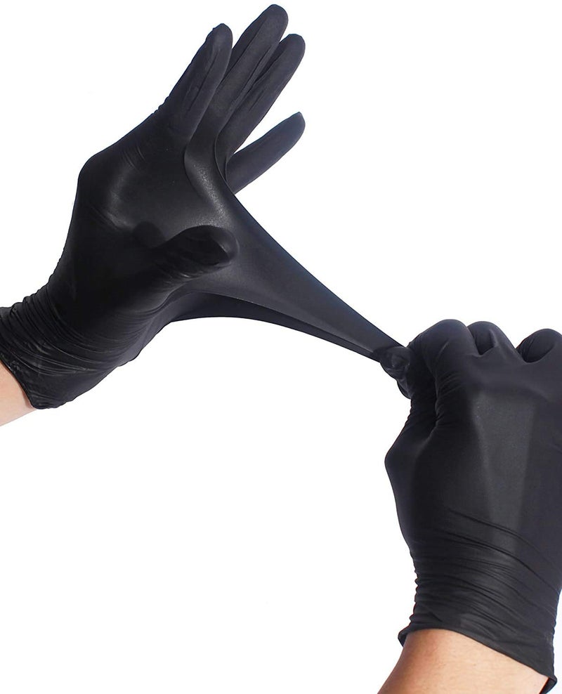 Infi-Touch Heavy Duty Nitrile Gloves, Strong & Tough, High Chemical Resistant, Disposable Gloves, Powder-Free, Non Sterile, Medium, 100 Count - Image 2