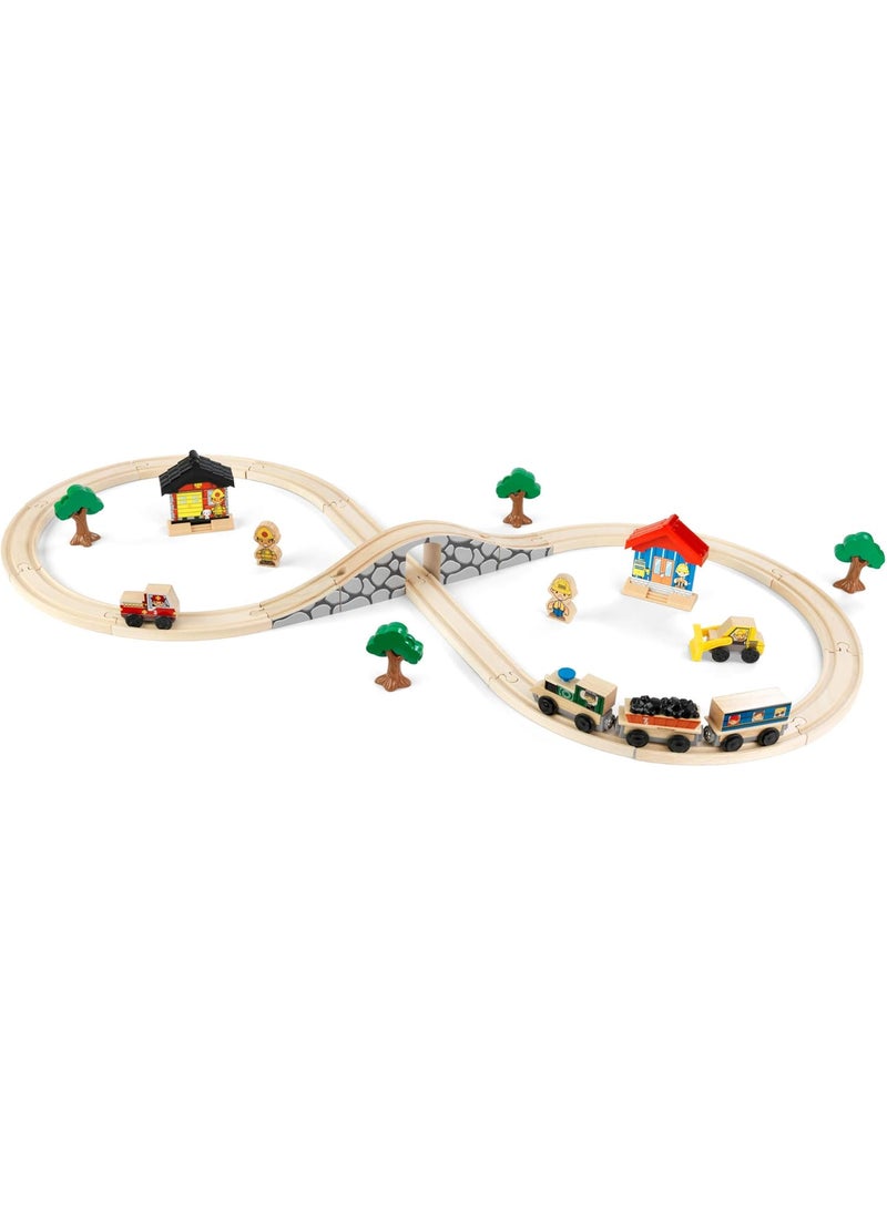 KidKraft KidKraft Figure 8 Train Set Gift for Ages 3  - Image 1
