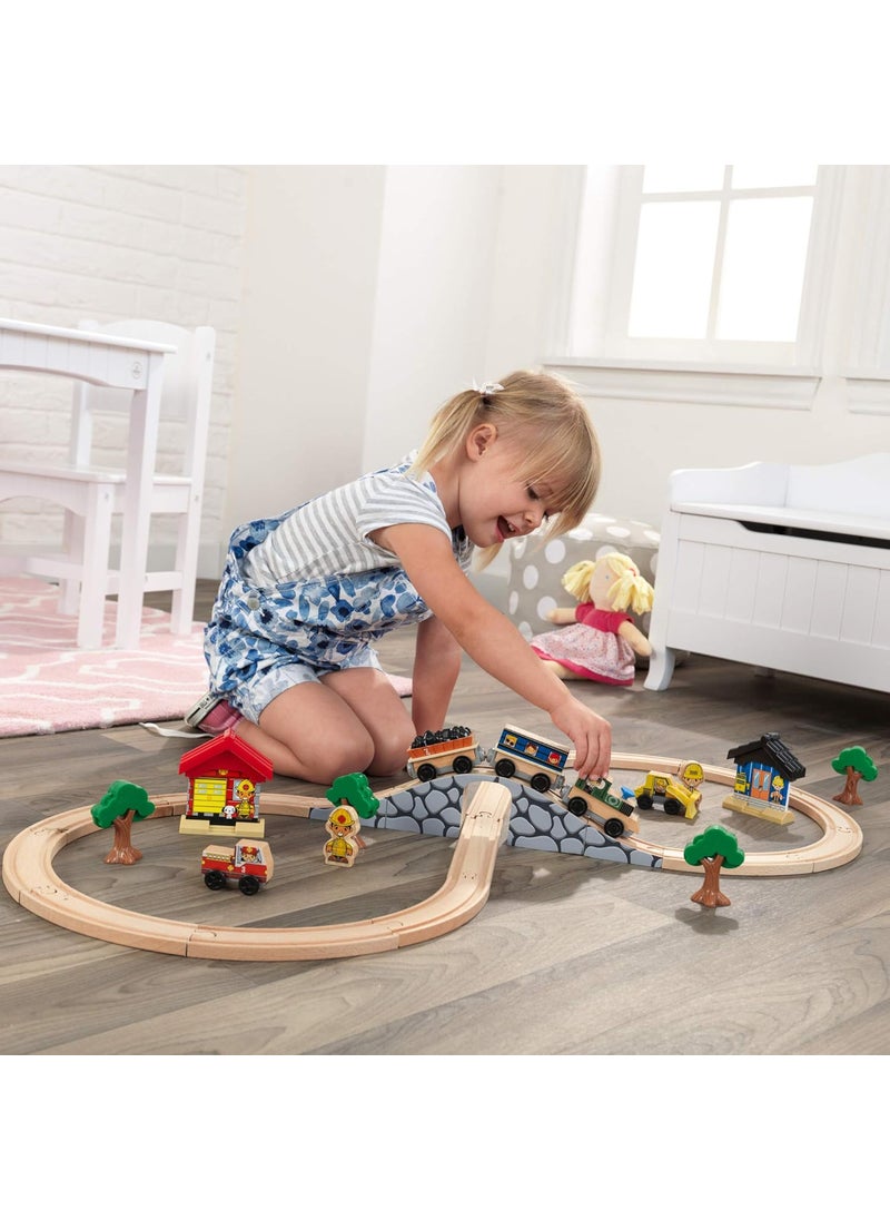 KidKraft KidKraft Figure 8 Train Set Gift for Ages 3  - Image 2