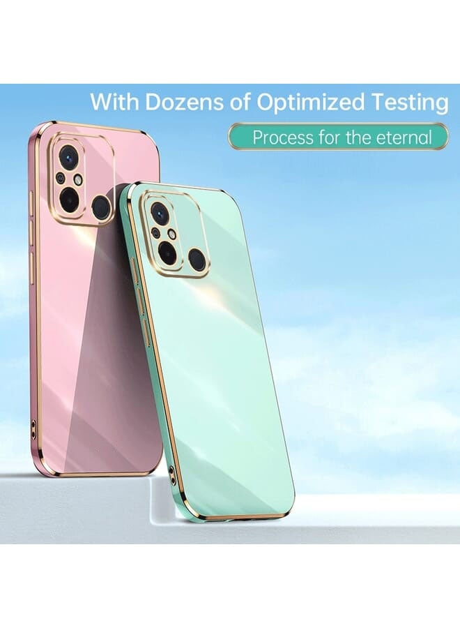 Protective Case Cover For Xiaomi Redmi 12C 4G XINLI Straight Edge 6D Electroplate TPU - Image 4