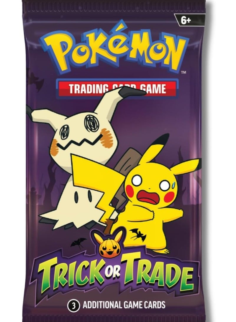 Pokemon Pok mon TCG: Trick or Trade 2023 - Mini Booster Pack - 3 Cards Per Pack