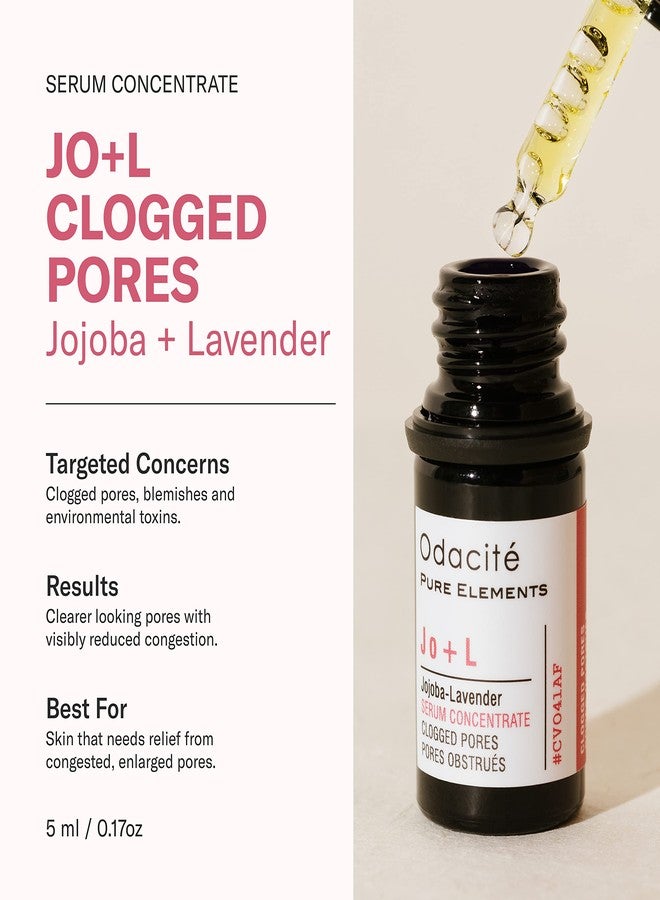 أوداسايت سيروم أوداسيتي المركز لعلاج حب الشباب للوجه، زيت منظف للمسام للعناية بالبشرة مع الجوجوبا والخزامى - سيروم مركز للمسام المسدودة، سيروم لإزالة الرؤوس السوداء، 0.17 أونصة سائلة - Image 2