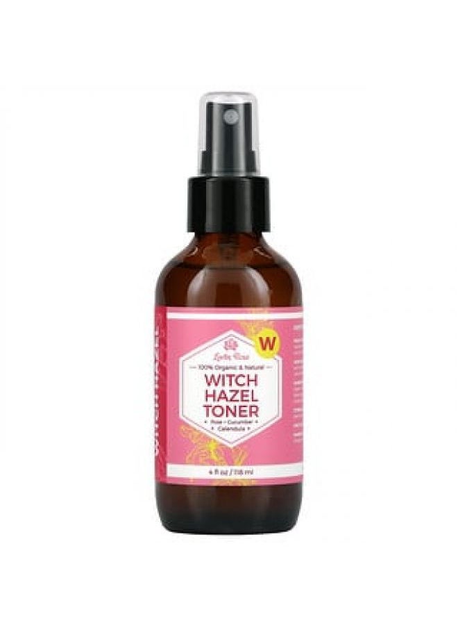 Leven Rose Leven Rose 100% Organic & Natural Witch Hazel Toner 4 fl oz 