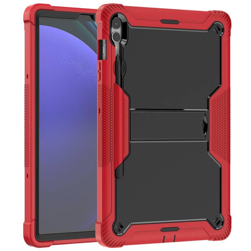 DGG Black Samsung Tab Shockproof Case Compatible with Multiple Samsung Tab Models with Protective Cover Stand Function and Daily Tablet Carry - Image 1