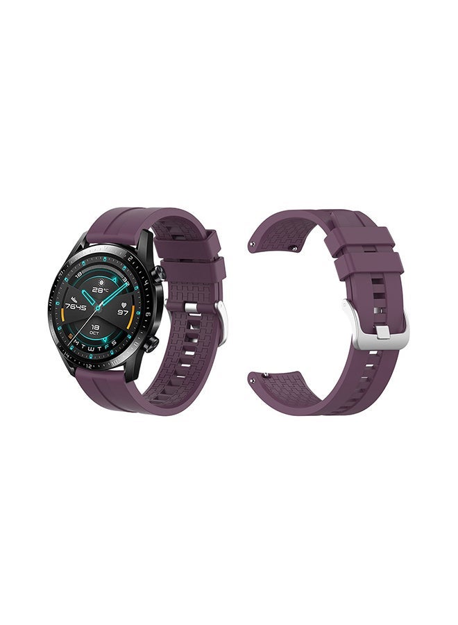 إسكدنيا Stylish Replacement Band For Huawei Watch GT/GT 2 46mm Purple