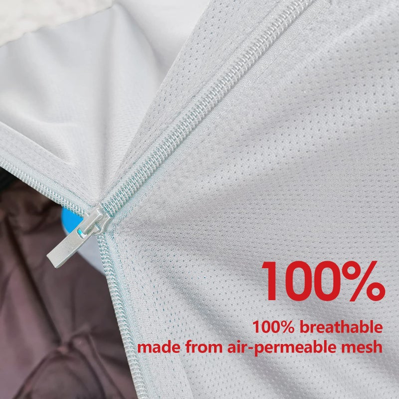 RESTCLOUD Sun Shade for Strollers, UV Sun and Sleep Shade Universal Fit for Baby Strollers, Blackout Stroller Cover, Breathable and Stops 99% of The Sun's Rays (UPF50+) - Image 5