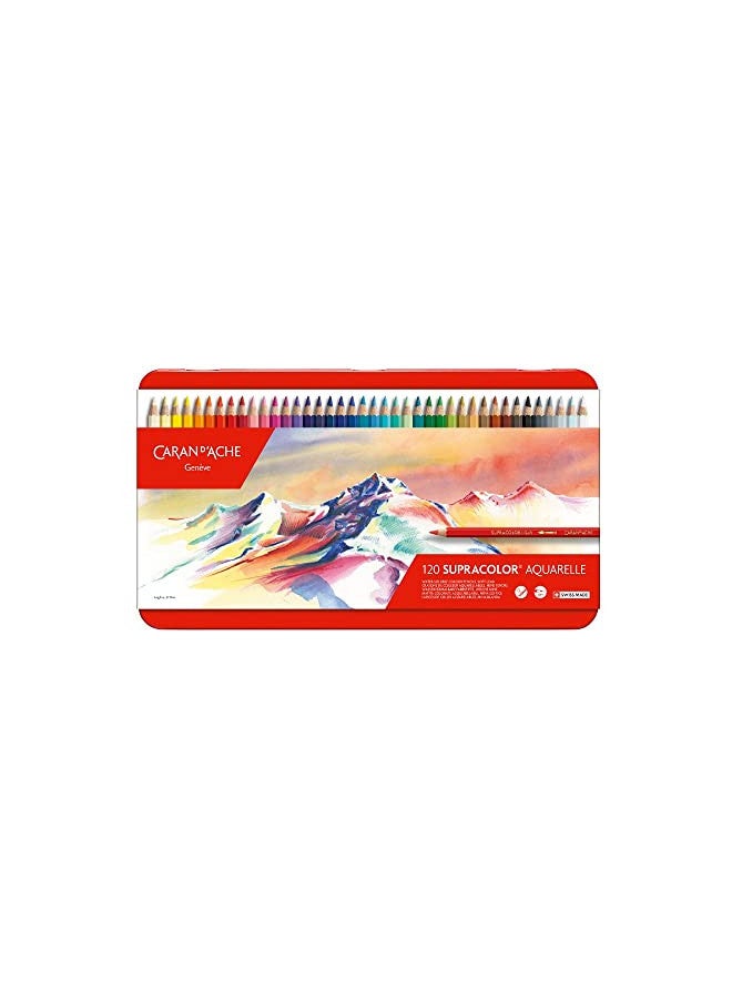 Caran d'Ache مجموعة أقلام كاران داش سوبر كولور، 120/علبة (J3888420) - Image 1