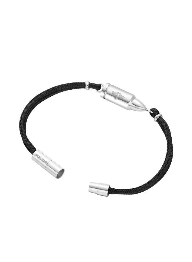 بوليس Showpiece Bracelet for Men Stainless Steel with Black cordPEAGB0005601