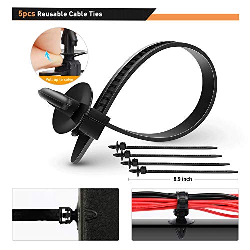 GOOACC - GRC-34 Push Bumper Fastener Rivet Clips with 18 Most Popular Sizes Auto Push Pin Rivets for Benz, BMW, Toyota, Honda, Subaru, Nissan, Mazda etc - Image 5