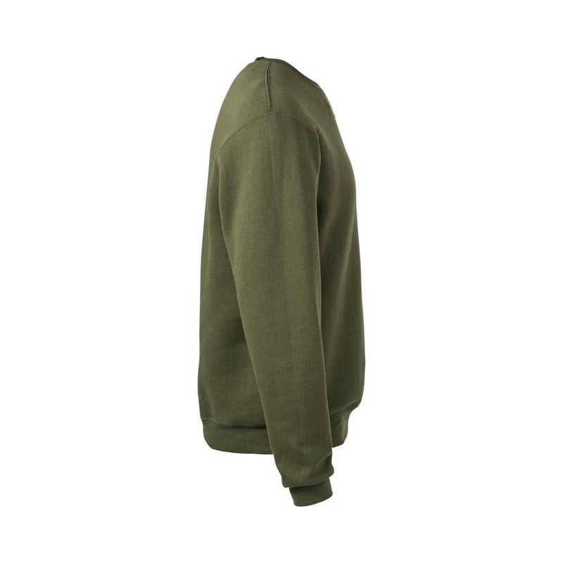 Soffe SSoffe Men's Crew Neck Sweatshirt, Olive Drab Green, Large - Image 4