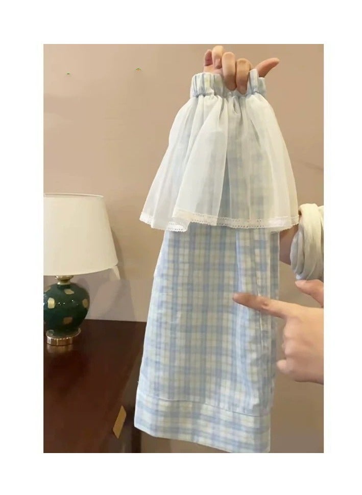 Two Piece Set Of Children's Fresh Camisole Loose Gauze Skirt And Pants - Image 4