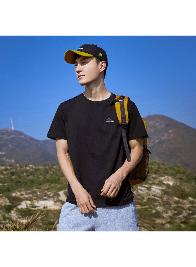 Summer Cotton Printed Fashion Outdoor Short Sleeve T-shirt - Versatile Comfortable Crew Neck Trendy Pullover Top - Image 5