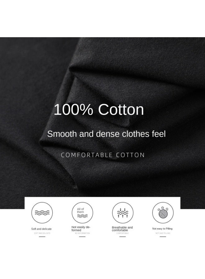 Summer Cotton Printed Fashion Outdoor Short Sleeve T-shirt - Versatile Comfortable Crew Neck Trendy Pullover Top - Image 4