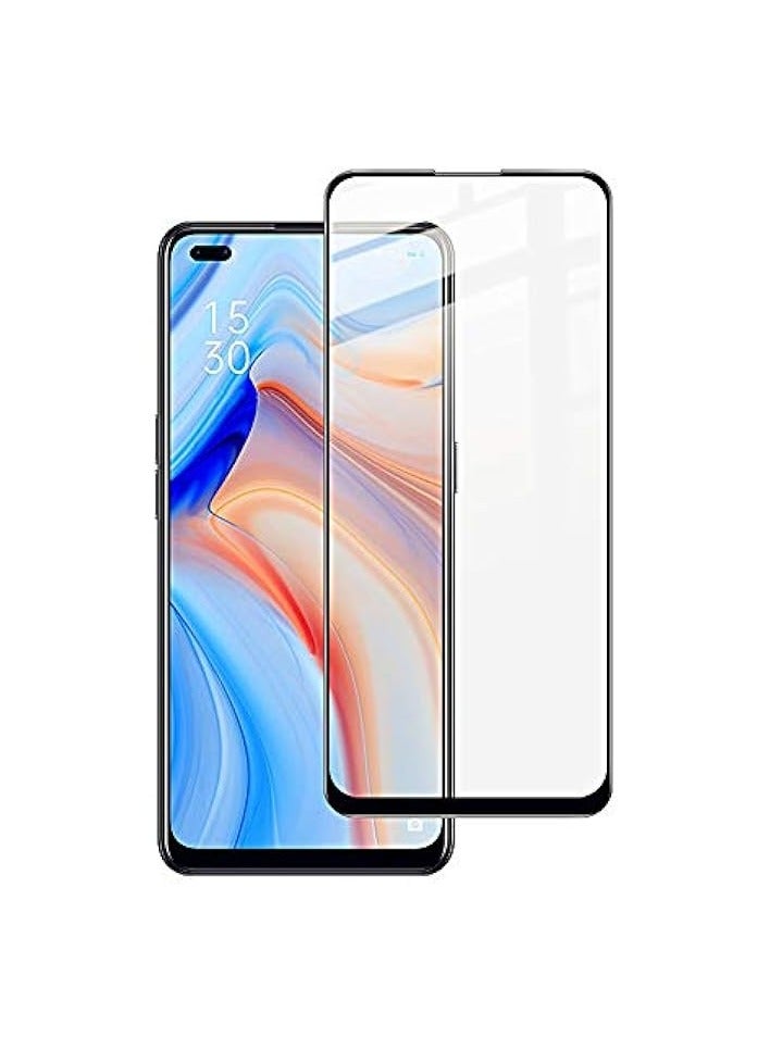 PROMASS Oppo Reno 4 Tempered Glass, Full Glue Cover Screen Protector Protective Film - Image 1