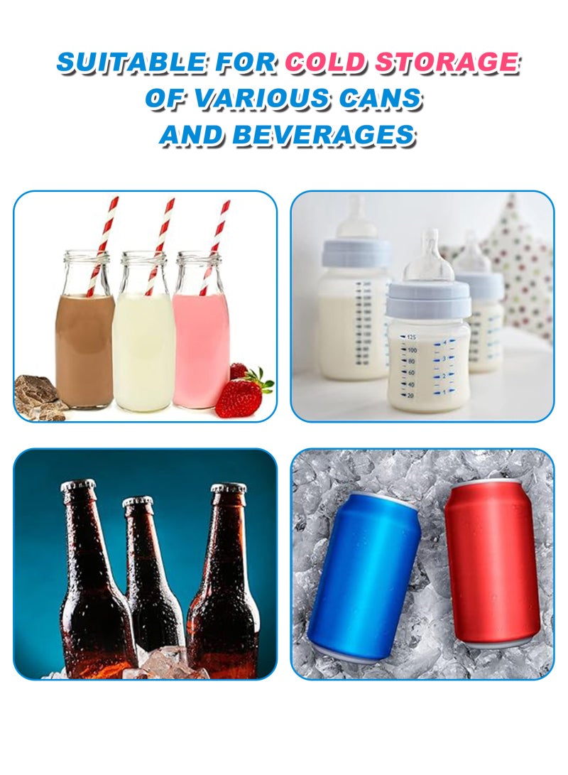 2 Pack Breastmilk Ice Pack,Reusable Ice Packs for Breastmilk Storage,Bottle Ice Packs for Breast Milk,Baby Bottles,Meal,Keeps Breast Milk Fresh