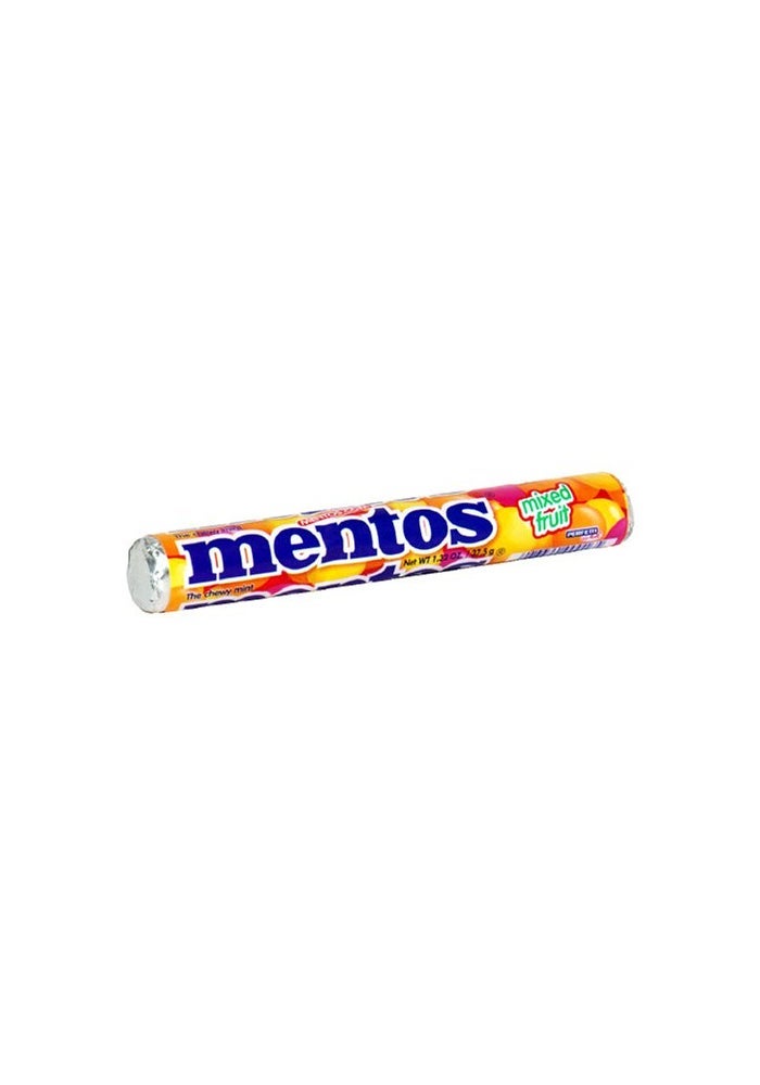 Mentos Fruit Candy, 1.32-Ounce Rolls (Pack of 12)