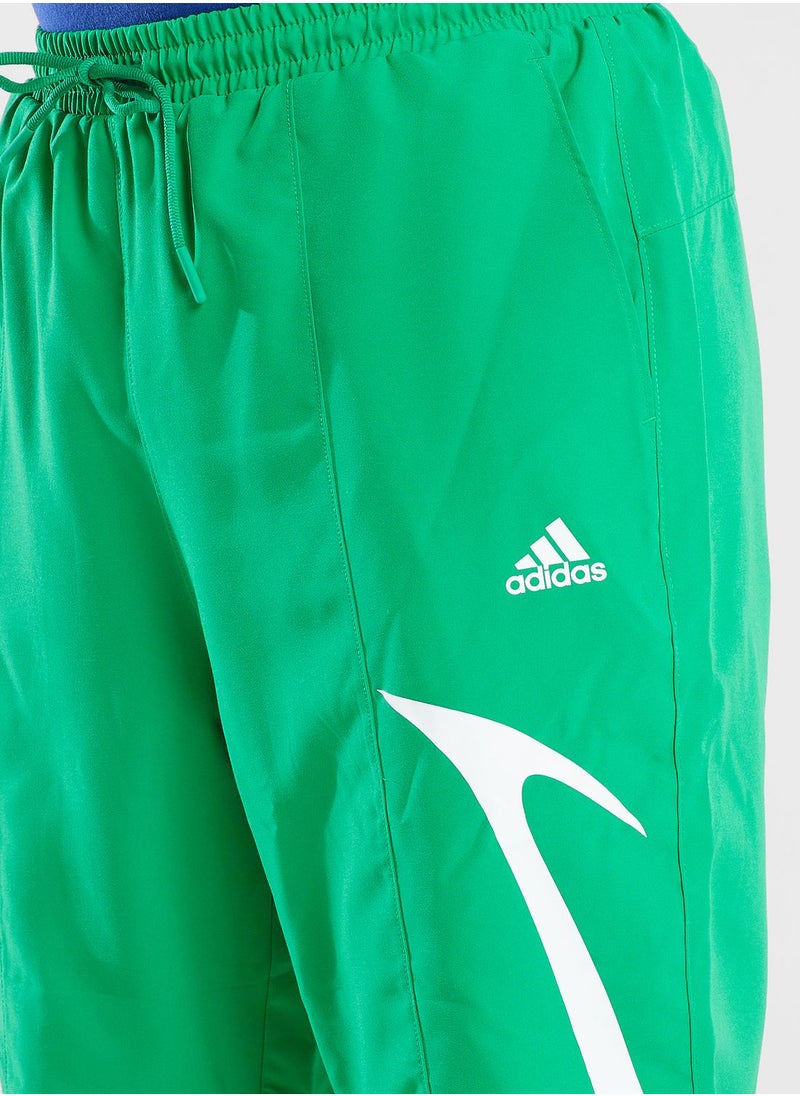 Adidas - Colour Block Woven Sweatpants - Image 1