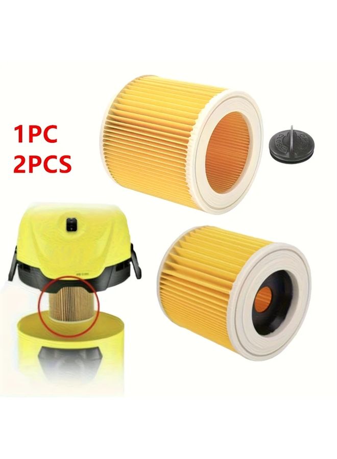 2pcs Replacement Vacuum Cleaner Filter Element For Home Applicance Maintenance Easy Install Washable Durable Plastic Accessory - Image 1