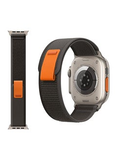 BAND2u Trail Loop Apple Watch Replacement Band 49mm 45mm 44mm - Black Grey  - Image 1