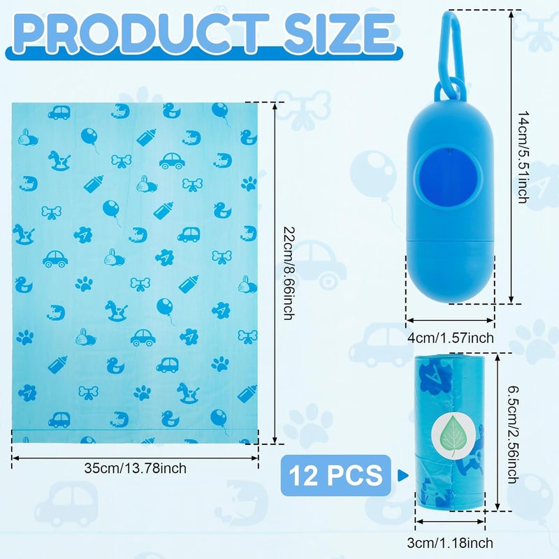 windforgecraft Diaper Bags Disposable for Baby Diaper Bag Dispenser Set Waste Bags with Dispenser Baby Diaper Disposal Bags Diaper Trash Bags Convenient and Quick Diaper Disposal Helpful Baby Item (shape 1) - Image 2
