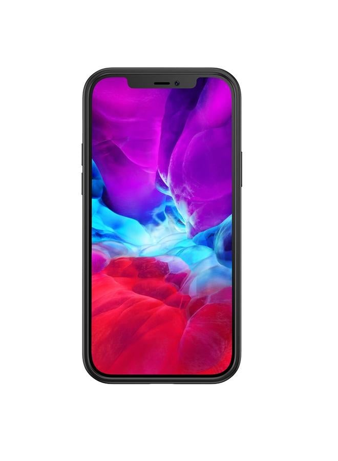 Zaboon Case For iPhone 12 / 12 Pro Skin Feel Frosted PC + TPU Shockproof Case with Color Button - Image 3