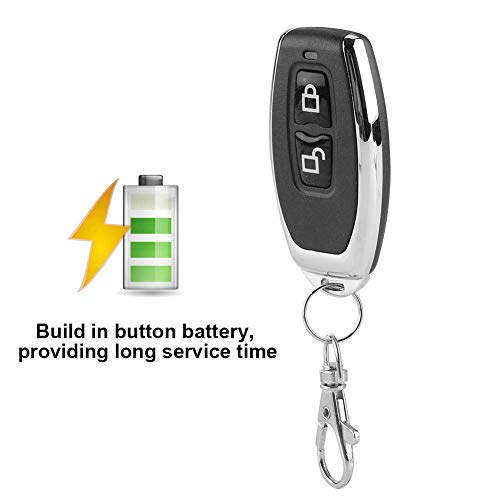 ROBOWAY 433MHz Remote Lock-Unlock Model Relay 433Mhz RF Learning Remote Control Switch Transmitter Two Buttons RF Wireless Learning Code Remote Control Transmitter (RW-RF019, 2 Remote) - Image 4