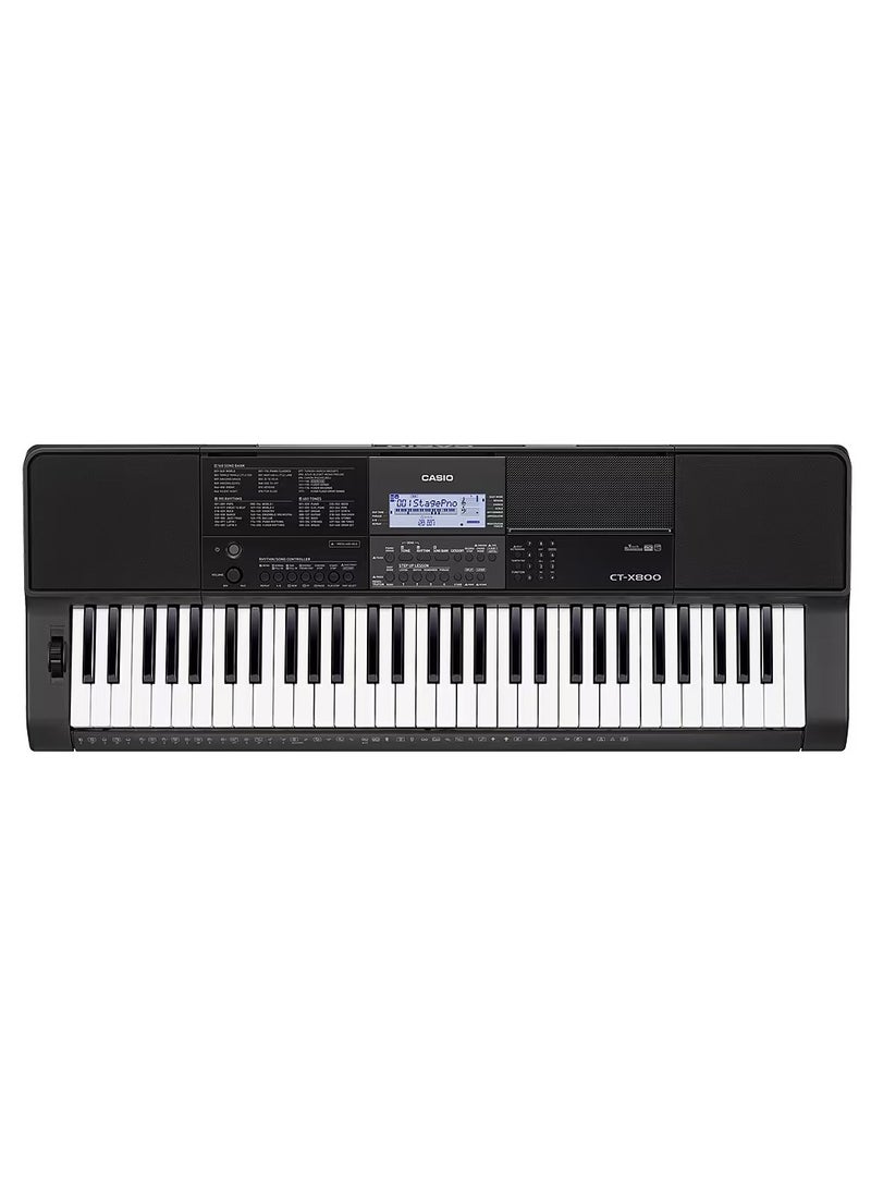 CASIO - CT-X800 Digital Musical Piano Keyboard - 600 Tones - 195 Rhythms - Touch Response - Image 1