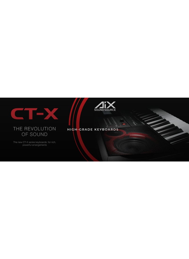 CASIO - CT-X800 Digital Musical Piano Keyboard - 600 Tones - 195 Rhythms - Touch Response - Image 1