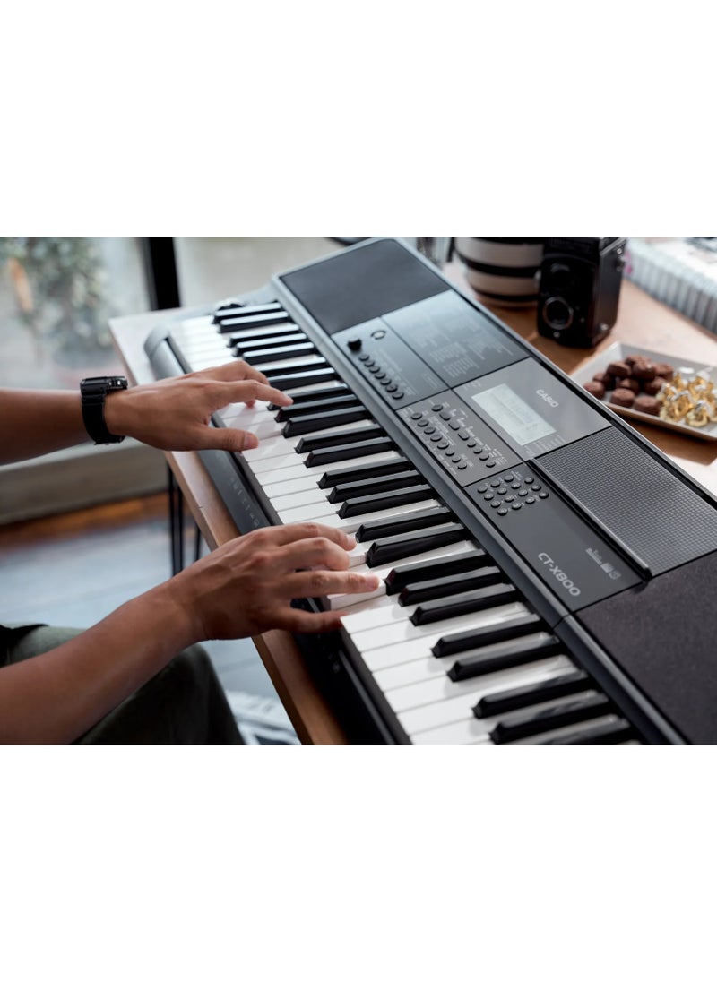 CASIO - CT-X800 Digital Musical Piano Keyboard - 600 Tones - 195 Rhythms - Touch Response - Image 1