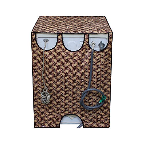 Lithara Waterproof Front Load Washing Machine Cover For 8 Kg, 8.2 Kg, 8.5 Kg, 9 Kg (Design_73) - Image 4