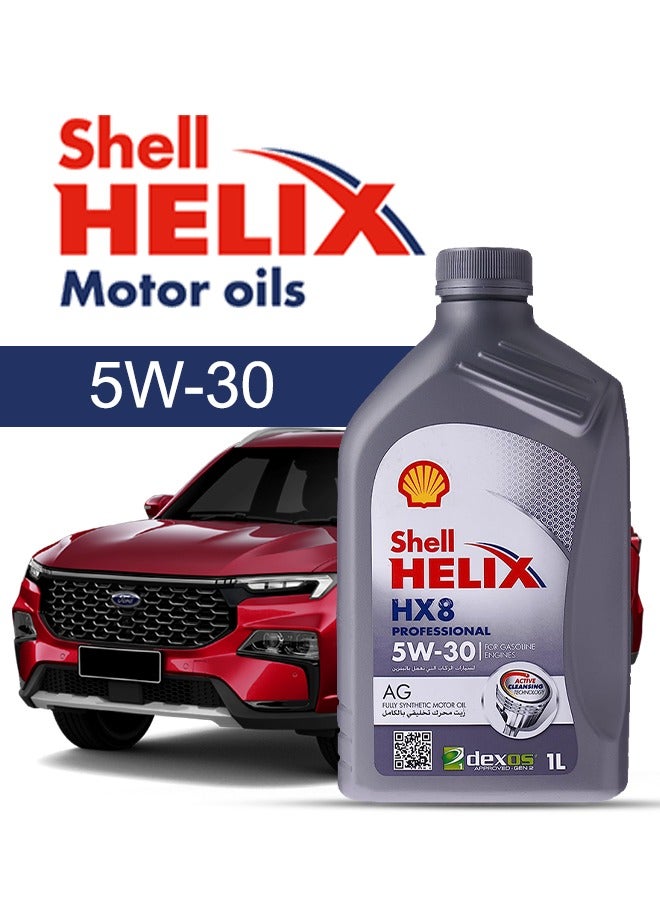 Shell Engine Oil – For FORD Territory  2024 - 2018, 6 Liter,  5w30 Shell - With Engine Oil Filter - 2018 2019 2020 2021 2022 2023 2024