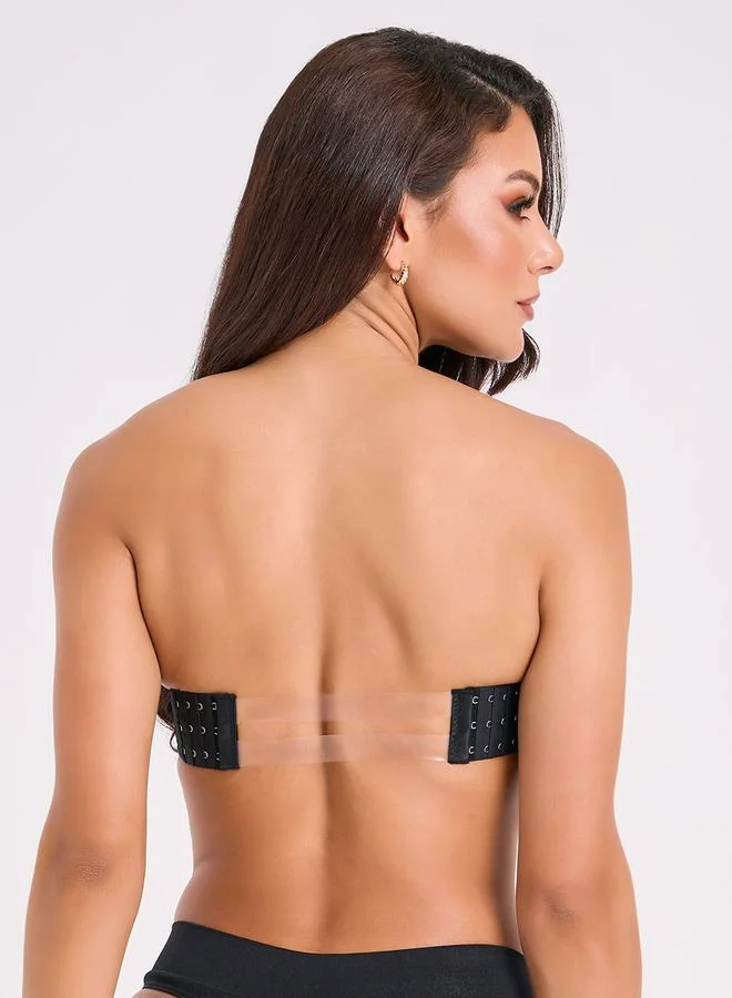 Styli Strapless Non-Wired Push-Up Bra with Interchangeable Back Straps