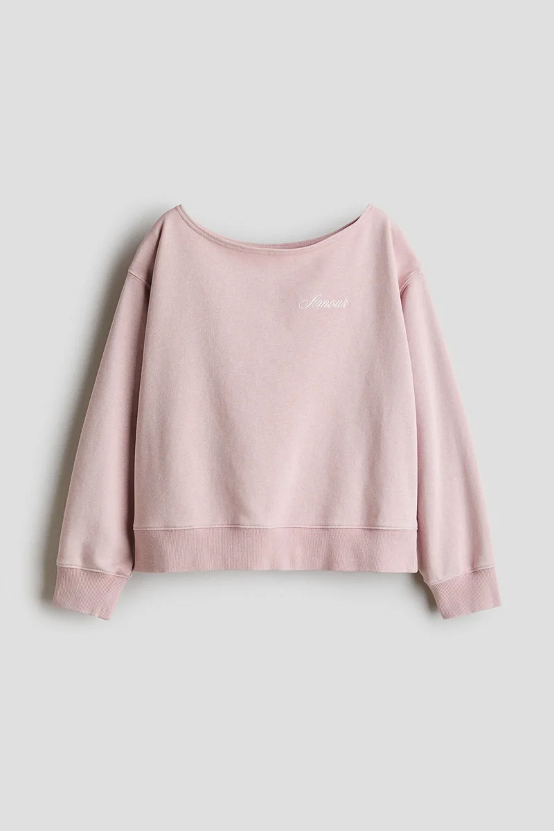 H&M Oversized off-the-shoulder top