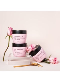 L LUSETA Luseta Rose Oil Hair Mask Moisturing & Hydrating Masque 16.9 Oz Deep Nourishment for Fine and Dry Hair, Sulfate and Paraben Free  - Image 4