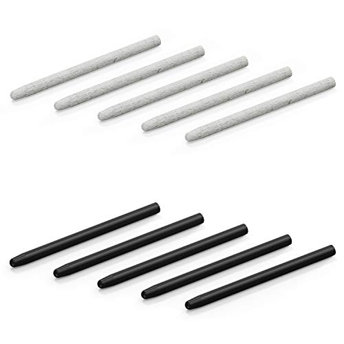 XENCELABS, 10 Pack Replacement Nibs, Contains 5 Standard Nibs, 5 Felt Nibs Tips. Compatible: Xencelabs Pen Tablet Bundle, Bundle SE, Medium Standard, Small Standard - Image 1