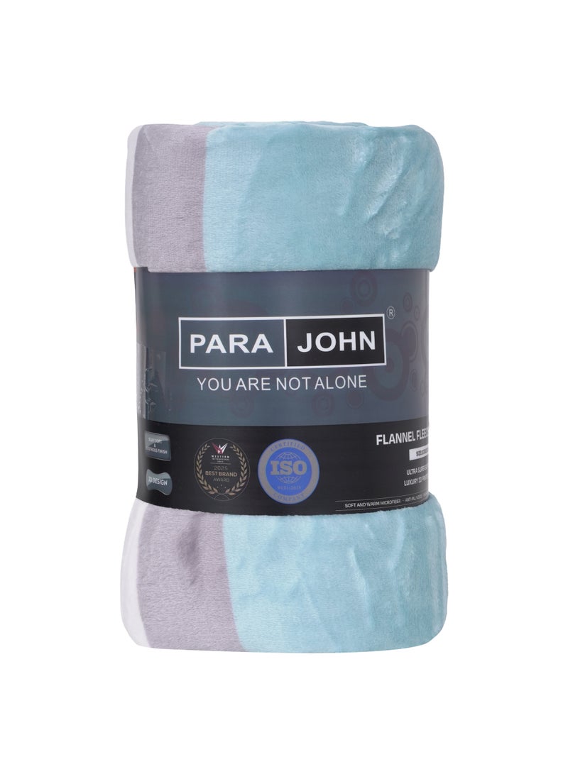 PARAJOHN Para John Double Flannel Fleece Blanket 200x230 cm Polyester Blanket - Image 3