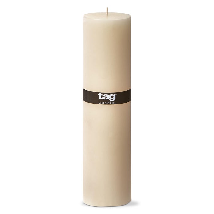 CHAPEL 3X12 IVORY PILLAR PARAFFIN WAX CANDLE UNSCENTED DRIPFREE LONG BURNING 175 HOURS FOR HOME DECOR WEDDING PARTIES DINING DINNER KITCHEN TABLE TABLETOP LIVING ROOM END TABLE DECOR DECORATION