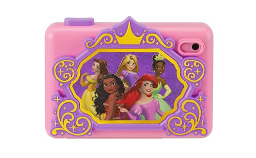 eKids Disney Princess Kids Camera with SD Card Digital Camera for Kids with Video Recording and Builtin Digital Stickers Disney Princess - Image 1