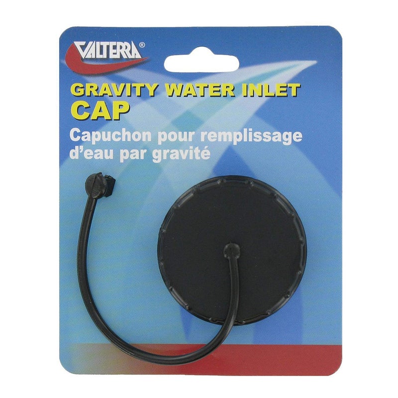 Valterra A0120SBKVP Black Carded Gravity Water Inlet Cap - Image 2
