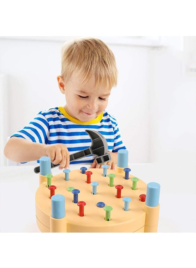 Baby Pounding Nail Hammer Set Toys For Toddlers Preschool Learning Toys Kids Early Education Safty Toy For Boys And Girls - Image 1