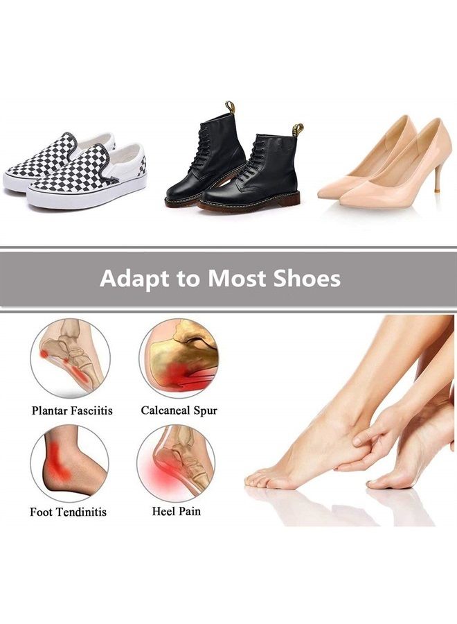 YOSOO 2 Pair Silicone Gel Moisturizing Socks Foot Care Protector,Prevent Plantar Fasciitis And Metatarsalgia,Corns Calluses,Bunions And Blister (M=US 7-10) - Image 2