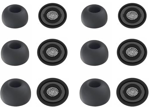 ALXCD Eartips Compatible with Galaxy Buds 3 Pro SM-R630N Earbuds, 6 Pairs S/M/L Sizes Silicone Ear Tips Earbuds Replacement Tips, Compatible with Galaxy Buds 3 Pro SM-R630 6 Pairs Gray sml - Image 3