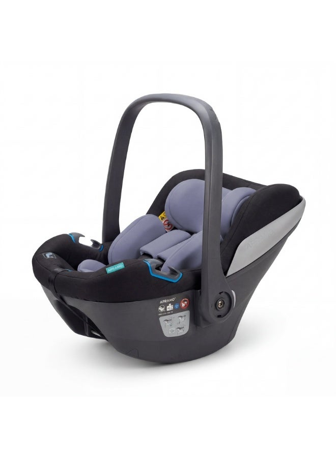 Apramo Group 0+ Infant Car Seat | Lightweight Carrier for Newborns 0-13kg | Sun Canopy & Ergonomic Handle | Secure 3-Point Harness - Image 3